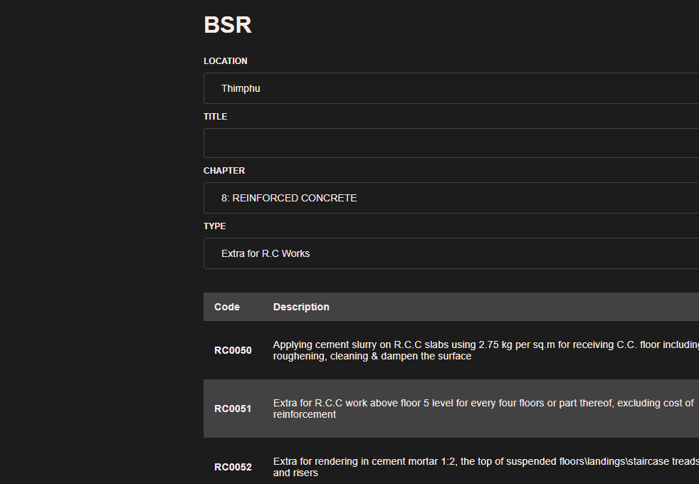 BSR App (Civil)