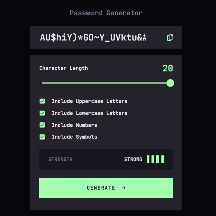 Password Generator